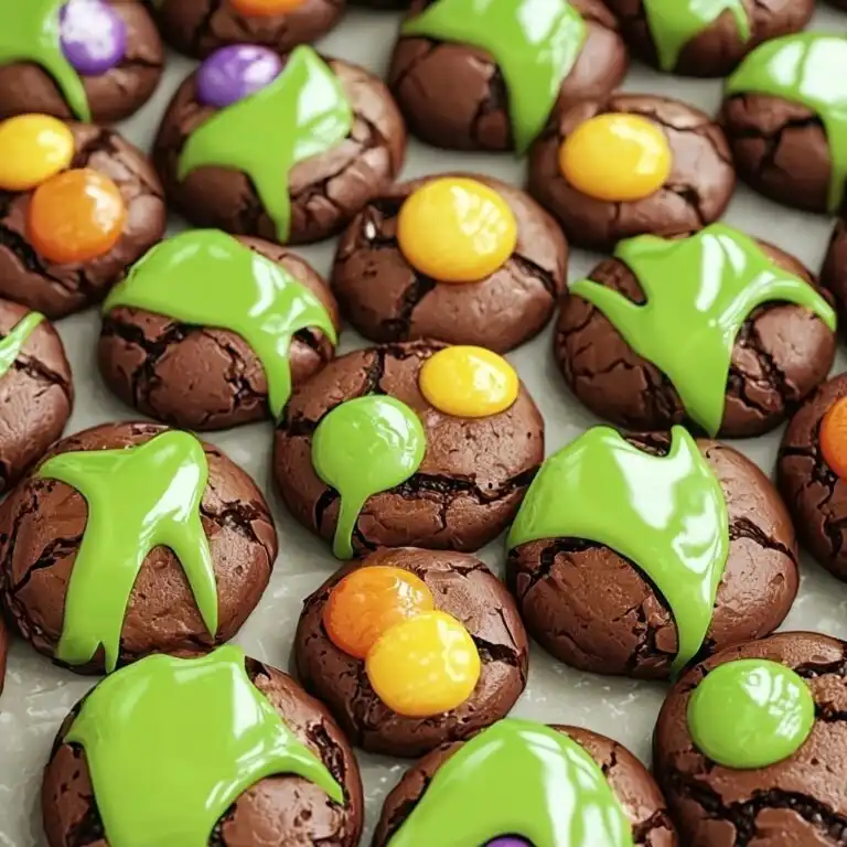 Slime Filled Halloween Cookies - featured image