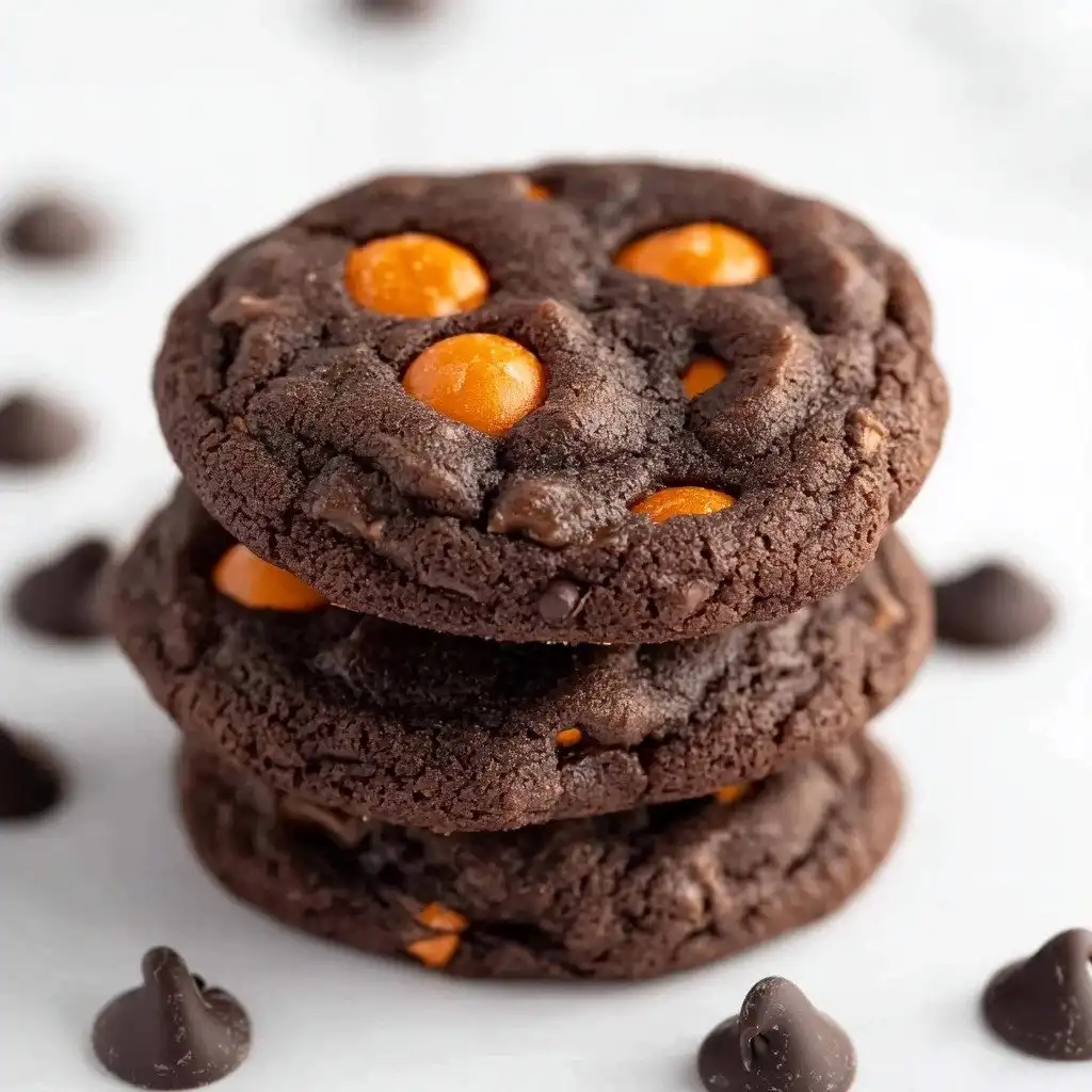 Reese's Double Chocolate Cookies - step by step