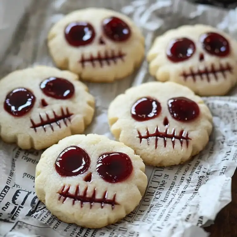 Jack Skellington Thumbprint Cookies - featured image