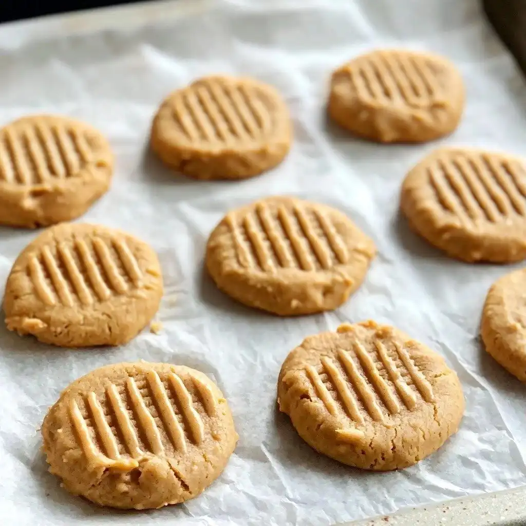 3 Ingredient Peanut Butter Cookies - step by step