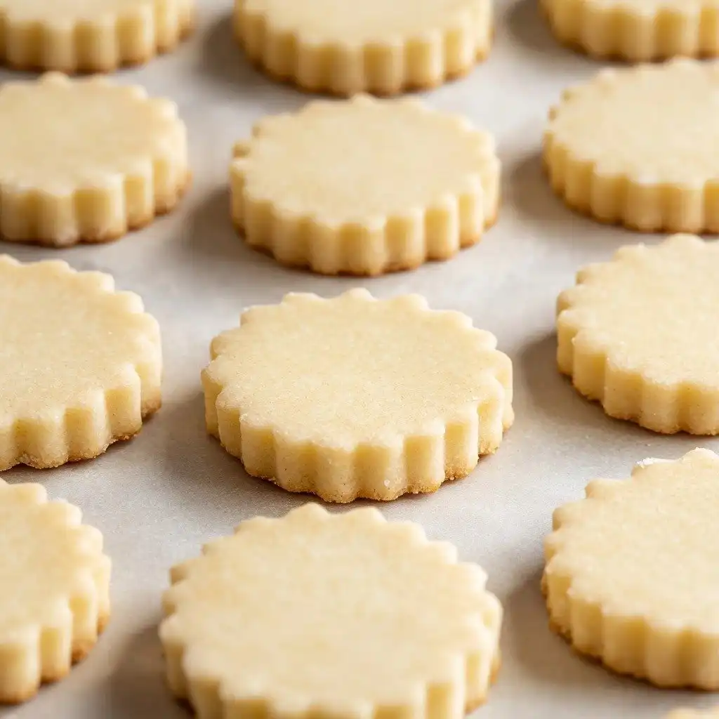 Vegan Shortbread Cookies - step by step