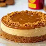 Biscoff Cheesecake {5 Ingredients!} - featured image