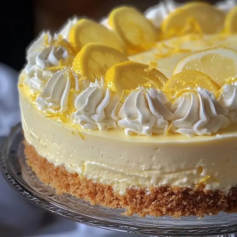 No-Bake Lemon Cheesecake! - featured image