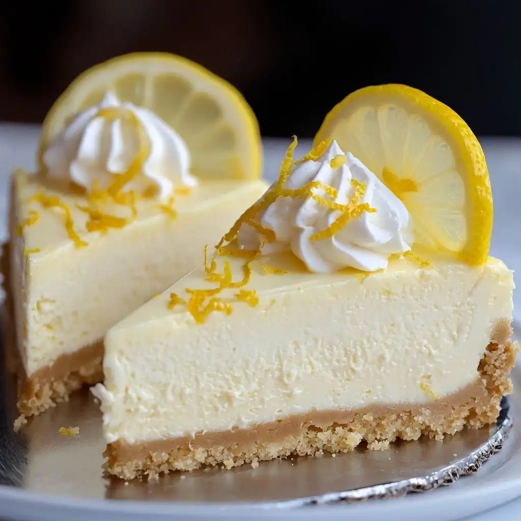 No-Bake Lemon Cheesecake! - step by step