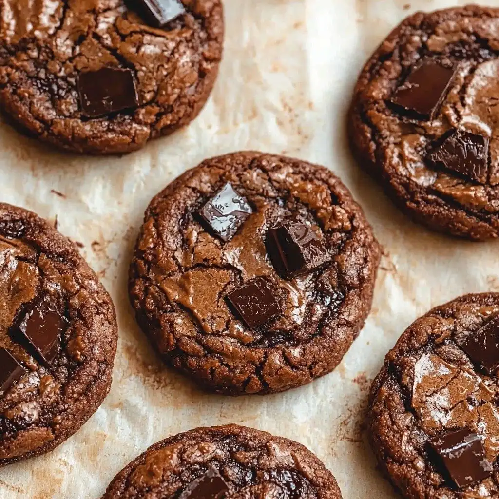 Brownie Cookies - finished dish