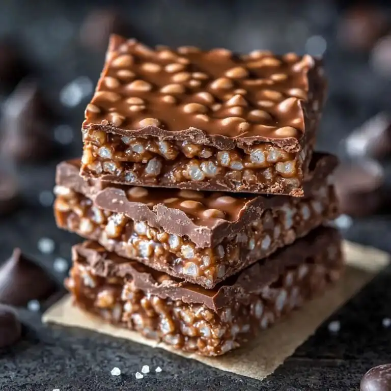 The BEST Homemade Crunch Bars - featured image