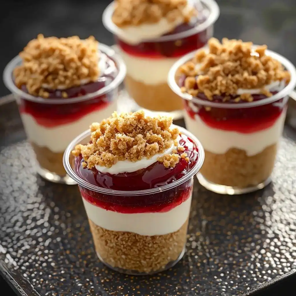 No-Bake Cheesecake Parfait - step by step