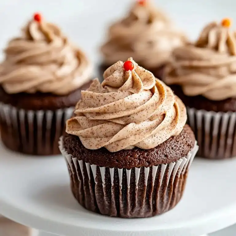 Gingerbread Cupcakes with Cinnamon Vanilla Buttercream Frosting - featured image