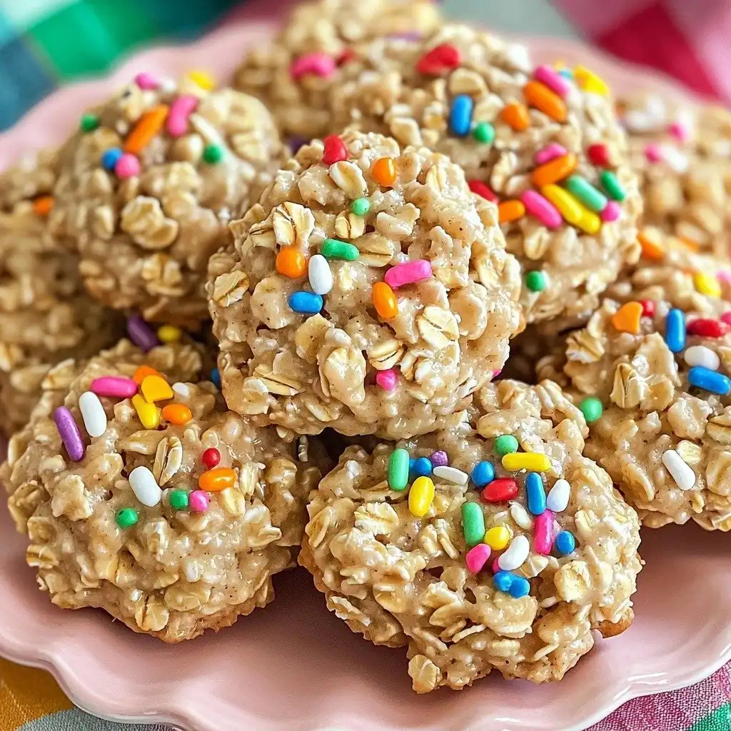 No Bake Sugar Cookies - finished dish