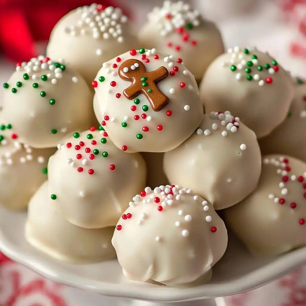 Gingerbread Truffles - step by step