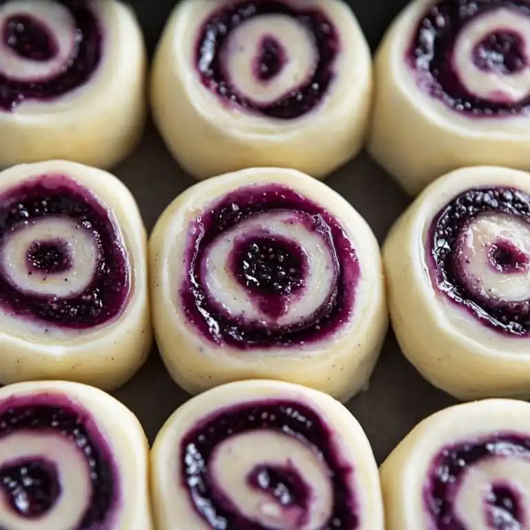 Sourdough Discard Lemon Blueberry Sweet Rolls Recipe - featured image