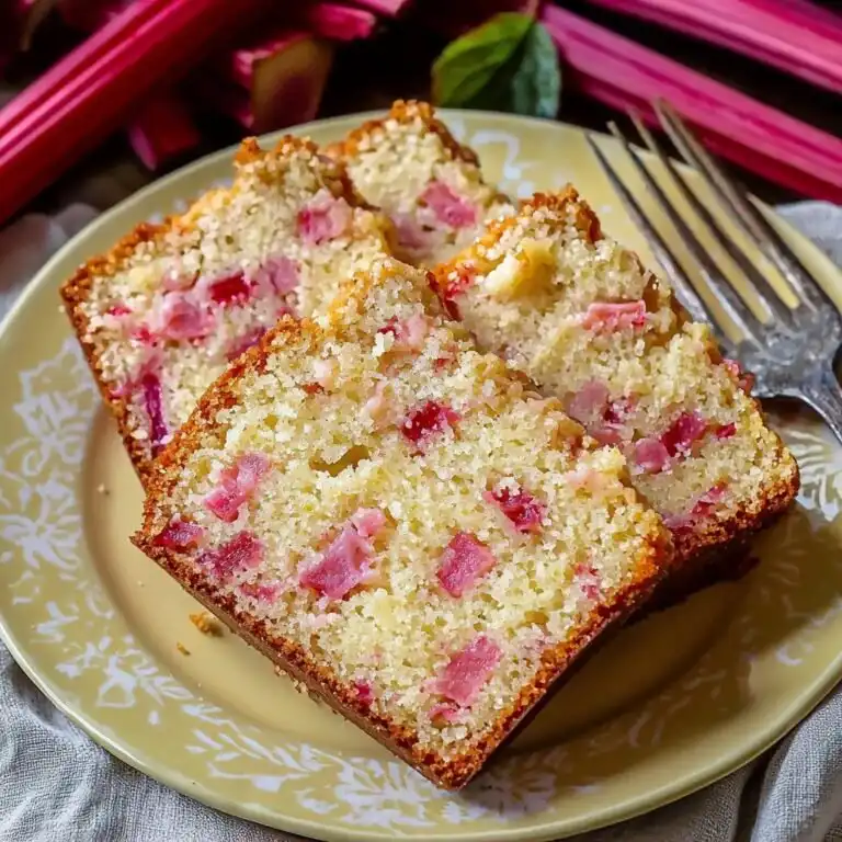 Delicious Lemon Rhubarb Bread - featured image