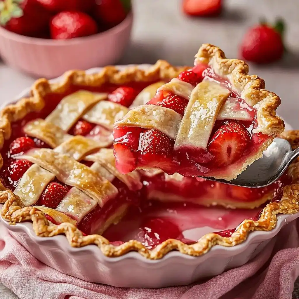 Easy Strawberry Pie From Scratch - step by step
