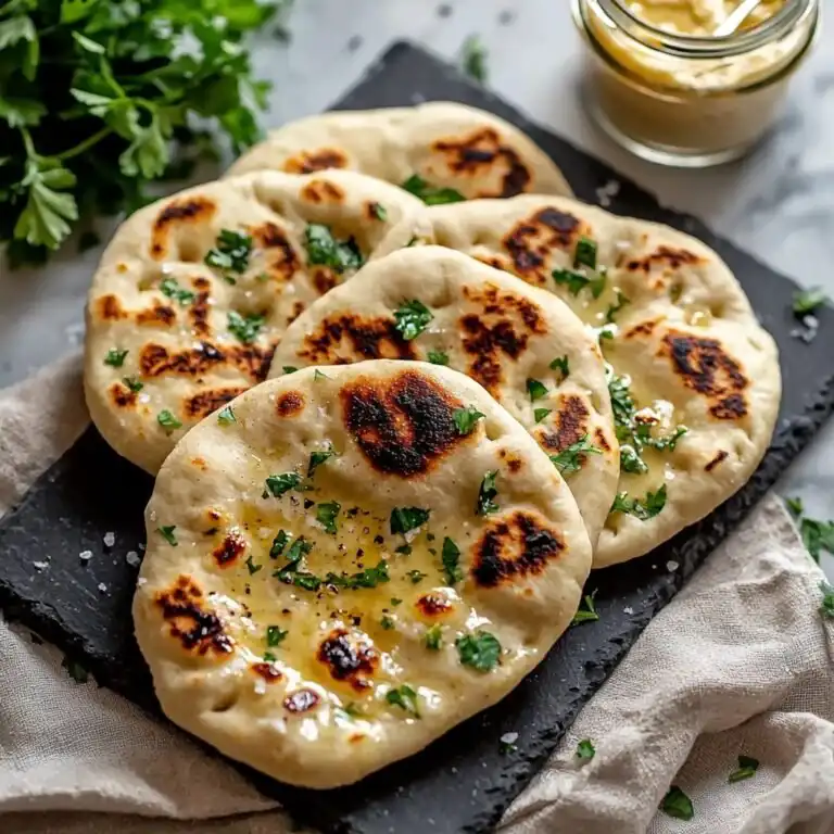 Classic Greek Yogurt Naan Bread - featured image