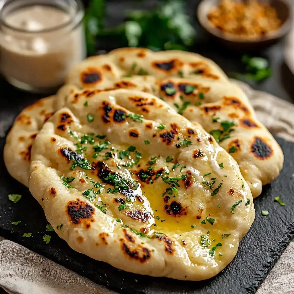 Classic Greek Yogurt Naan Bread - step by step