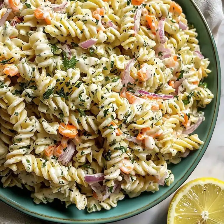 Homemade Crab Pasta Salad with Ranch Dressing - featured image