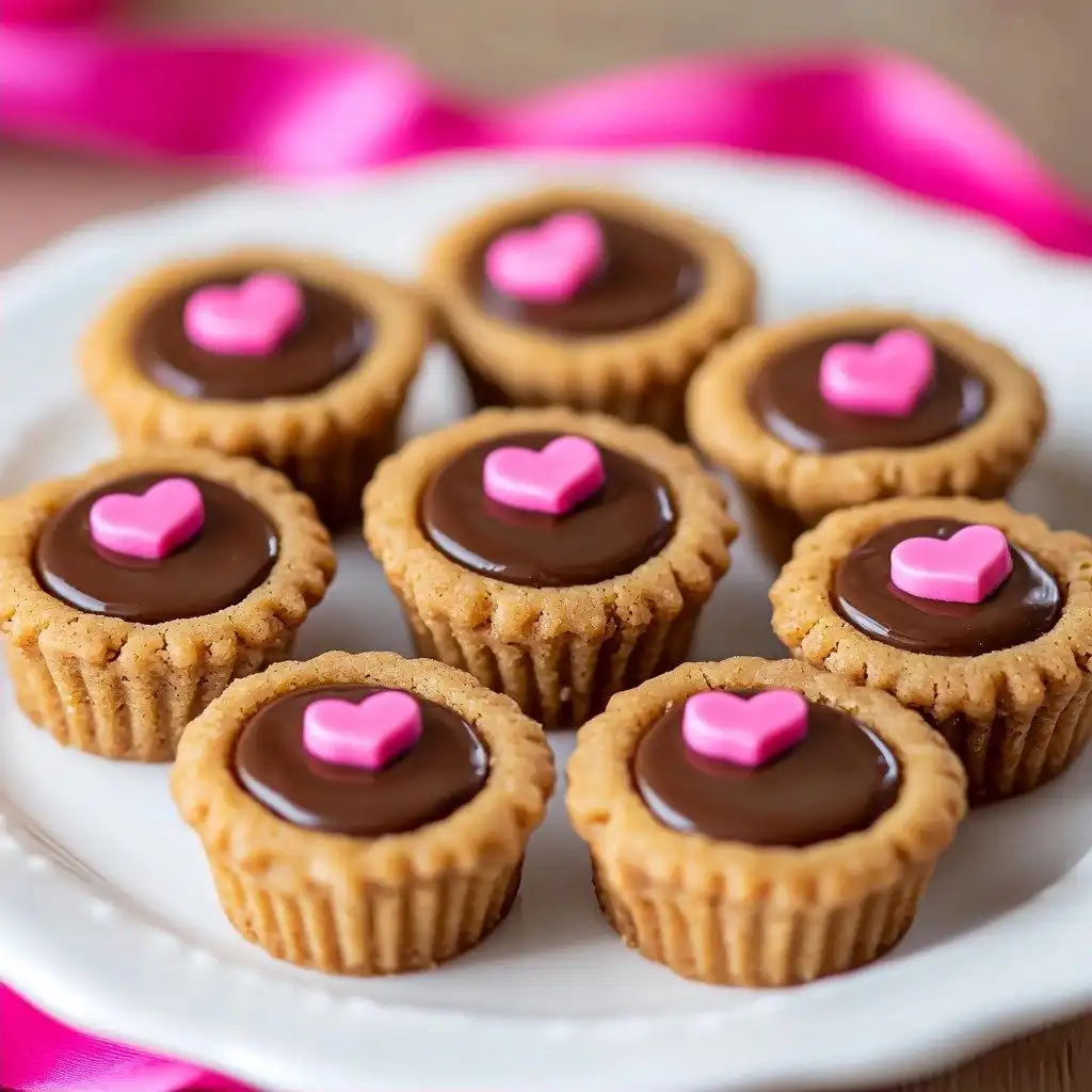 Valentine Cookie Cups Recipe - finished dish