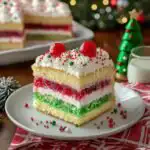 Christmas Jello Poke Cake - featured image
