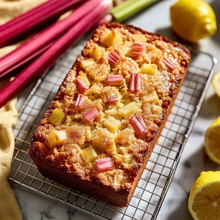 Lemon Rhubarb Bread - featured image