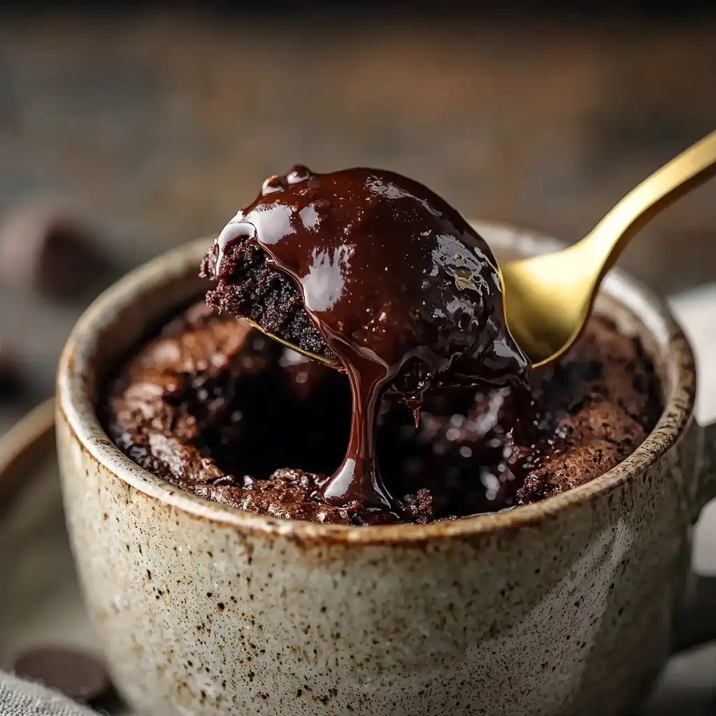 Quick Greek Yogurt Mug Cake - step by step