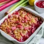 Homemade Rhubarb Shortbread Bars - featured image