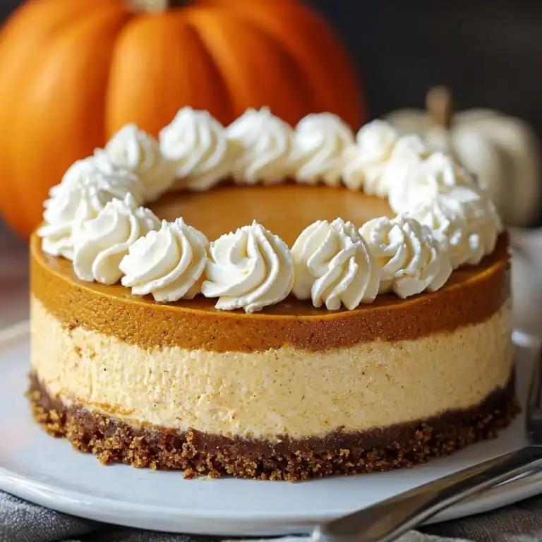 No-Bake Pumpkin Cheesecake