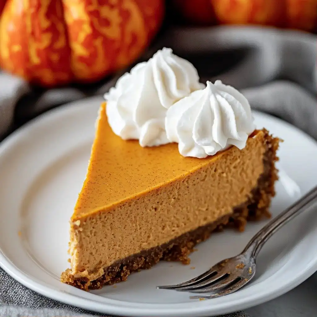 No-Bake Pumpkin Cheesecake - step by step