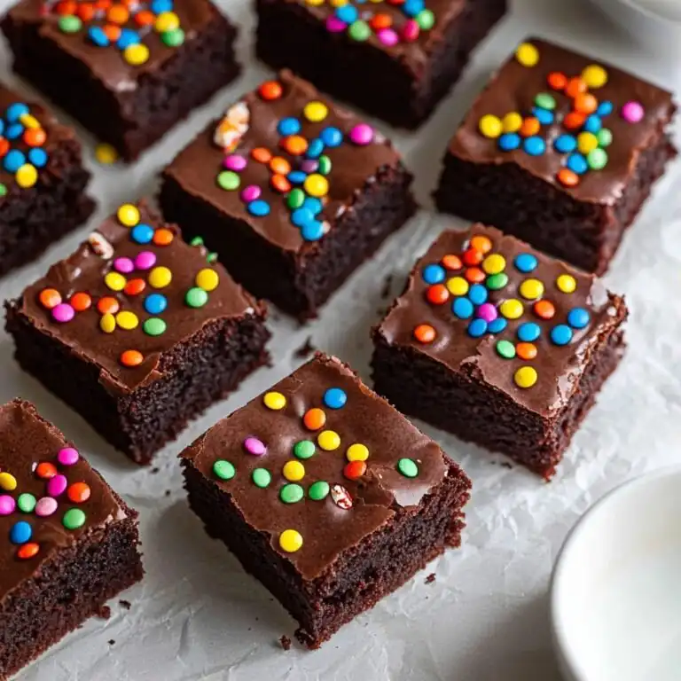 No-Bake Vegan Cosmic Brownies