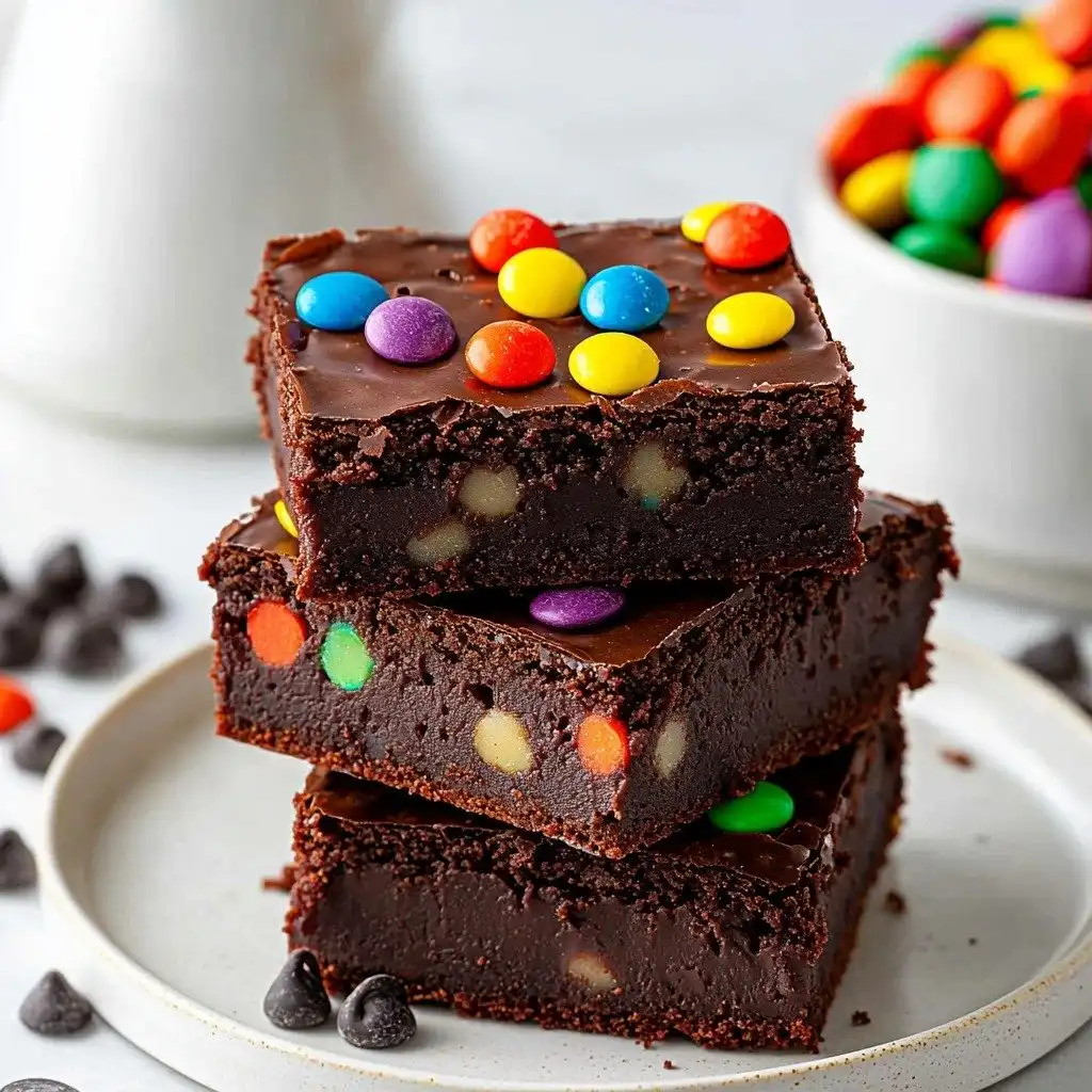 No-Bake Vegan Cosmic Brownies - step by step