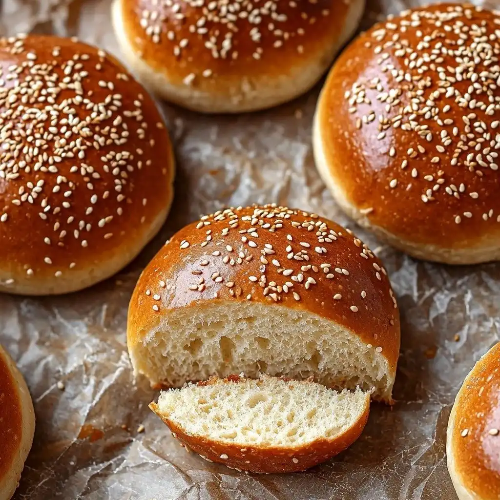 Gluten Free Burger Buns - step by step