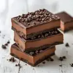 Death-By-Chocolate No Bake Cheesecake Bars
