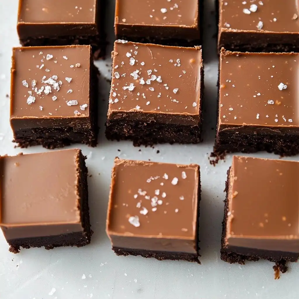 Chocolate Brownie Cheesecake Bars - finished dish