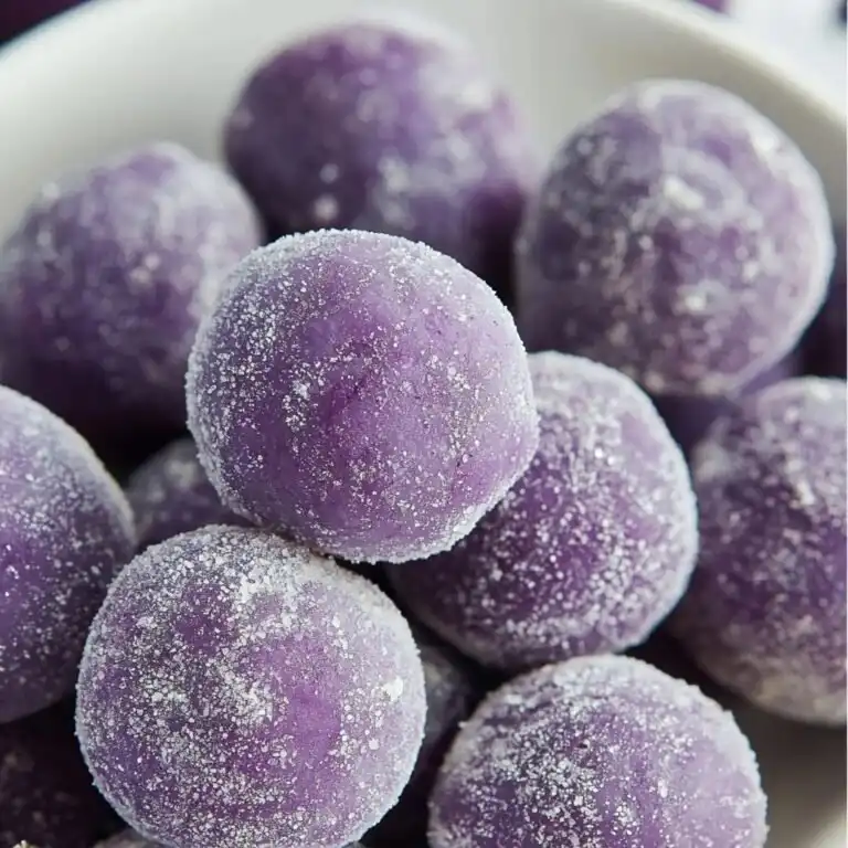 White Chocolate Blueberry Truffles