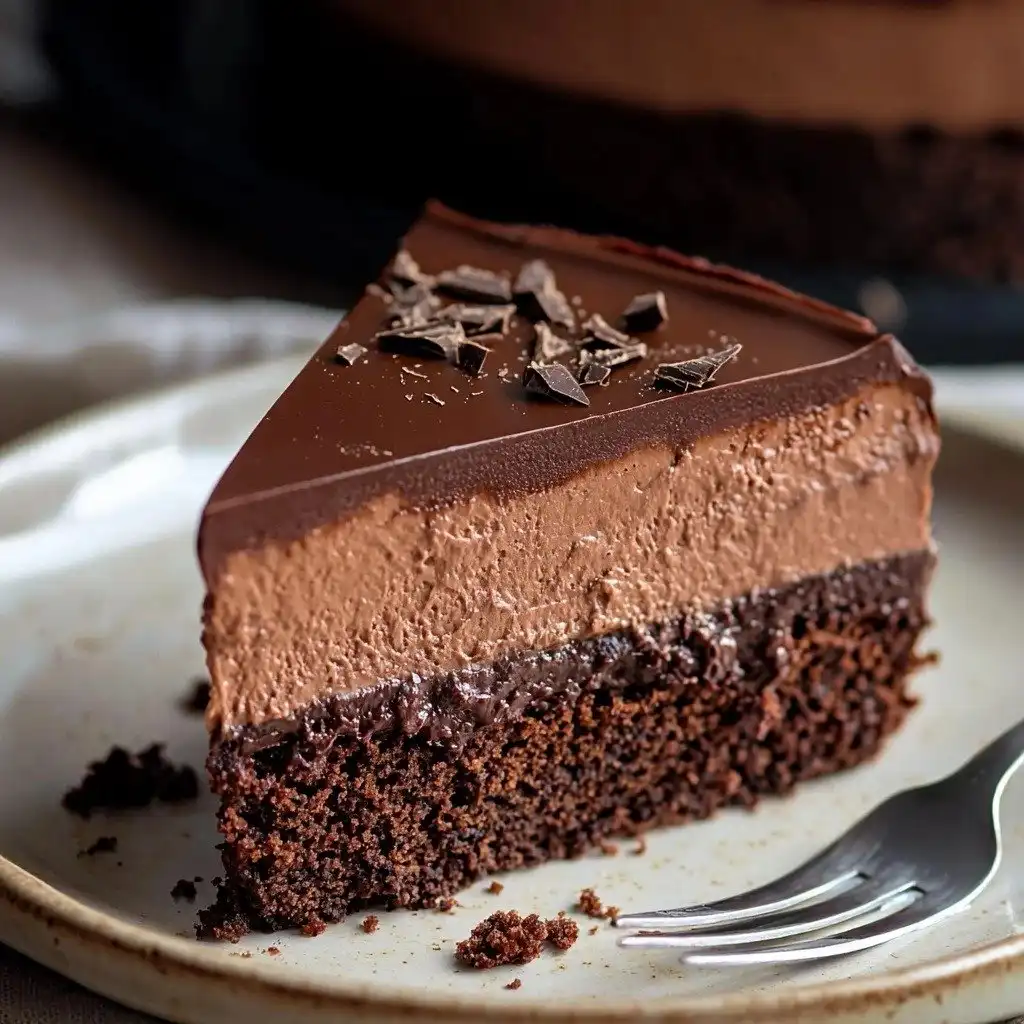 Ridiculously Easy Vegan Chocolate Mousse Cake- No Nuts, No Tofu! - step by step