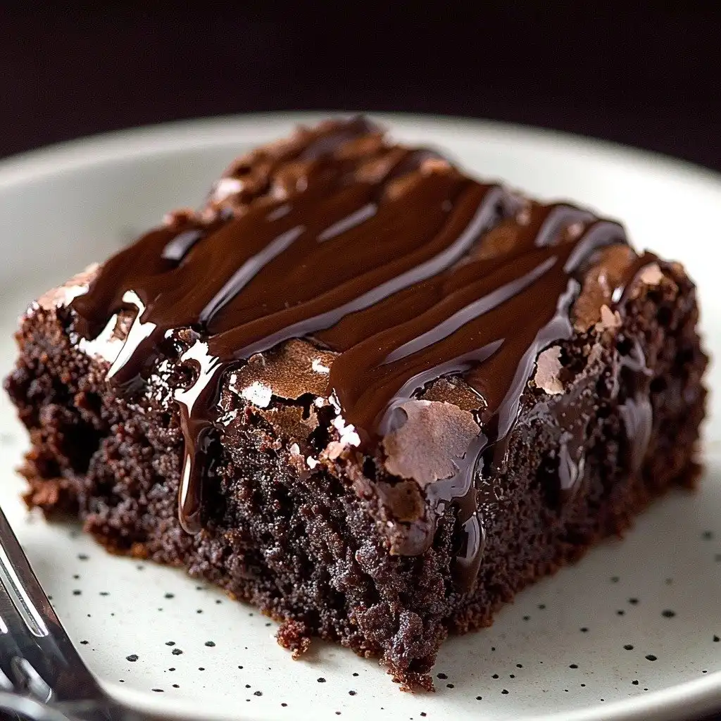 Keto Poke Cake - step by step
