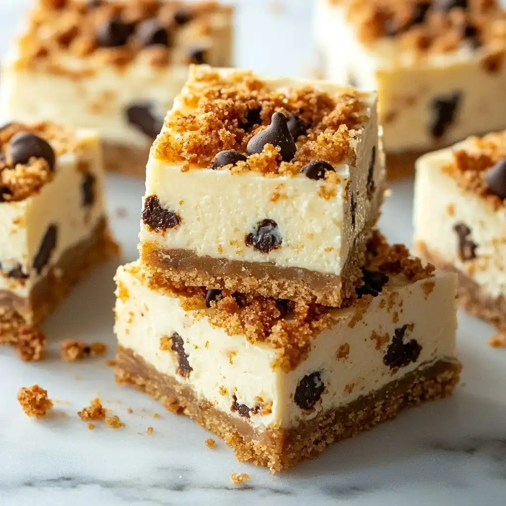 Keto Cookie Dough Cheesecake Bars ✨ - step by step
