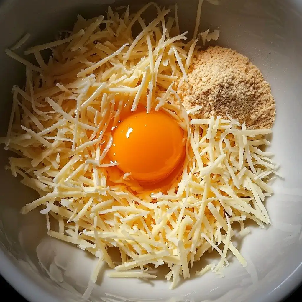 Keto Cheesy Garlic Breadsticks (4 Ingredients) - step by step